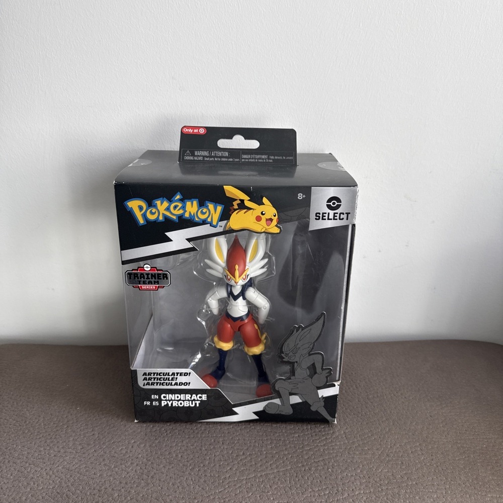 Pokémon Pokemon Select Series 9 - Cinderace Limited Edition 6" Action Figure New